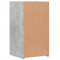 vidaXL Bedside Cabinets 2 pcs Concrete Grey 35x34x65 cm Engineered Wood