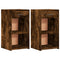 vidaXL Bedside Cabinets 2 pcs Smoked Oak 35x34x65 cm Engineered Wood