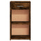 vidaXL Bedside Cabinets 2 pcs Smoked Oak 35x34x65 cm Engineered Wood