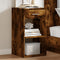 vidaXL Bedside Cabinets 2 pcs Smoked Oak 35x34x65 cm Engineered Wood