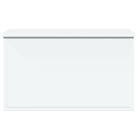 vidaXL Storage Box White 60x35x35 cm Engineered Wood