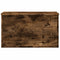 vidaXL Storage Box Smoked Oak 60x35x35 cm Engineered Wood