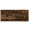 vidaXL Storage Box Smoked Oak 90x35x35 cm Engineered Wood