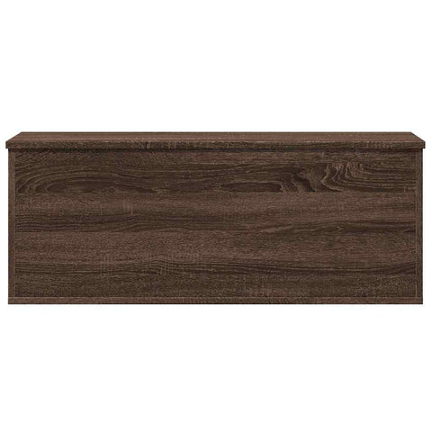 vidaXL Storage Box Brown Oak 90x35x35 cm Engineered Wood