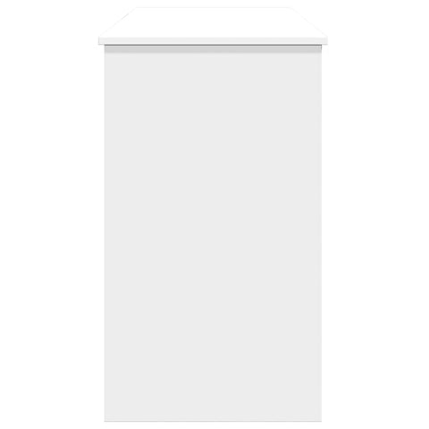 vidaXL Dressing Table with Mirror White 100x45x76 cm