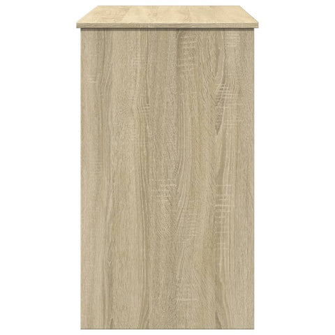 vidaXL Dressing Table with Mirror Sonoma Oak 100x45x76 cm