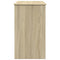 vidaXL Dressing Table with Mirror Sonoma Oak 100x45x76 cm