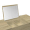 vidaXL Dressing Table with Mirror Sonoma Oak 100x45x76 cm