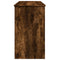vidaXL Dressing Table with Mirror Smoked Oak 100x45x76 cm