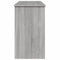 vidaXL Dressing Table with Mirror Grey Sonoma 100x45x76 cm