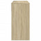 vidaXL Dressing Table with Mirror Sonoma Oak 80x39x80 cm