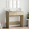 vidaXL Dressing Table with Mirror Sonoma Oak 80x39x80 cm
