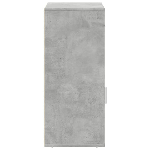 vidaXL Storage Cabinet Concrete Grey 56.5x39x90 cm Engineered Wood