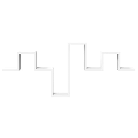 vidaXL Wall Shelf White 104.5x10x43 cm Engineered Wood