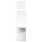 vidaXL Wall Shelf White 104.5x10x43 cm Engineered Wood
