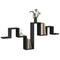 vidaXL Wall Shelf Black 104.5x10x43 cm Engineered Wood