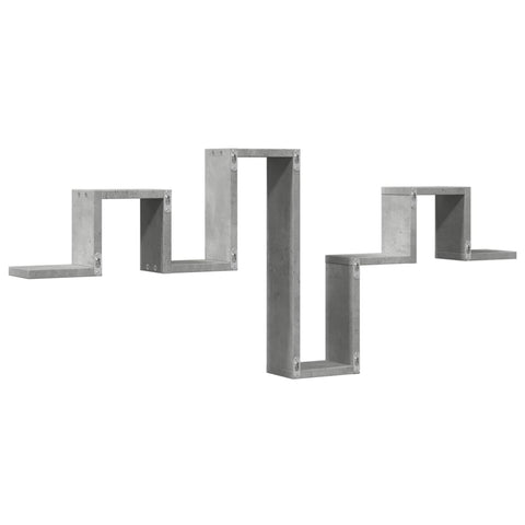 vidaXL Wall Shelf Concrete Grey 104.5x10x43 cm Engineered Wood