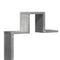 vidaXL Wall Shelf Concrete Grey 104.5x10x43 cm Engineered Wood