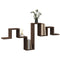vidaXL Wall Shelf Brown Oak 104.5x10x43 cm Engineered Wood