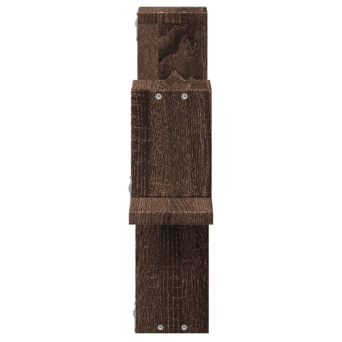 vidaXL Wall Shelf Brown Oak 104.5x10x43 cm Engineered Wood