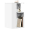 vidaXL Side Table White 35x35x60 cm Engineered Wood