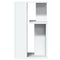 vidaXL Side Table White 35x35x60 cm Engineered Wood