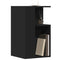 vidaXL Side Table Black 35x35x60 cm Engineered Wood