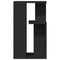 vidaXL Side Table Black 35x35x60 cm Engineered Wood