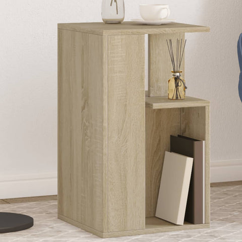 vidaXL Side Table Sonoma Oak 35x35x60 cm Engineered Wood
