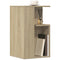 vidaXL Side Table Sonoma Oak 35x35x60 cm Engineered Wood