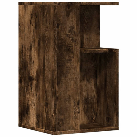 vidaXL Side Table Smoked Oak 35x35x60 cm Engineered Wood