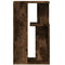 vidaXL Side Table Smoked Oak 35x35x60 cm Engineered Wood