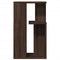 vidaXL Side Table Brown Oak 35x35x60 cm Engineered Wood