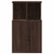 vidaXL Side Table Brown Oak 35x35x60 cm Engineered Wood