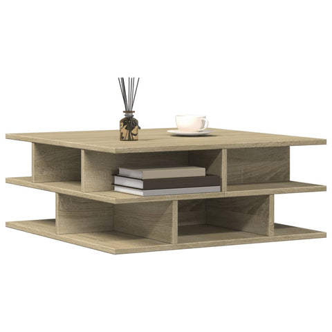 vidaXL Coffee Table Sonoma Oak 70x70x29 cm Engineered Wood