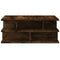 vidaXL Coffee Table Smoked Oak 70x70x29 cm Engineered Wood