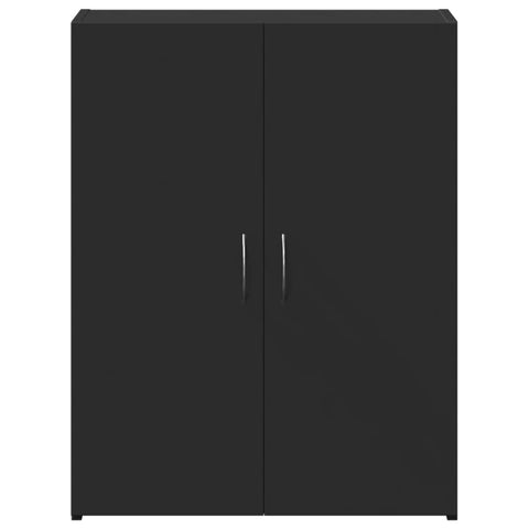 vidaXL File Cabinet Black 60x32x77.5 cm Engineered Wood