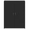 vidaXL File Cabinet Black 60x32x77.5 cm Engineered Wood