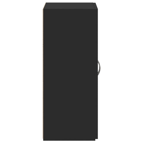 vidaXL File Cabinet Black 60x32x77.5 cm Engineered Wood