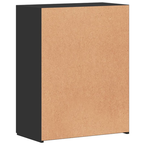 vidaXL File Cabinet Black 60x32x77.5 cm Engineered Wood
