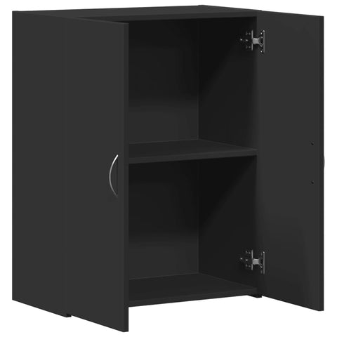 vidaXL File Cabinet Black 60x32x77.5 cm Engineered Wood