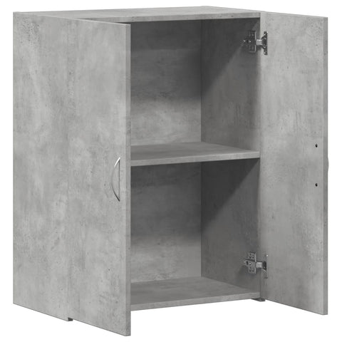 vidaXL File Cabinet Concrete Grey 60x32x77.5 cm Engineered Wood