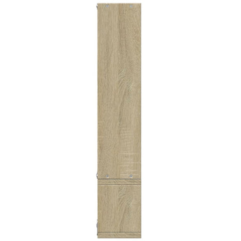 vidaXL Wall Shelf Sonoma Oak 96x12x64 cm Engineered Wood