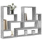 vidaXL Wall Shelf Concrete Grey 96x12x64 cm Engineered Wood