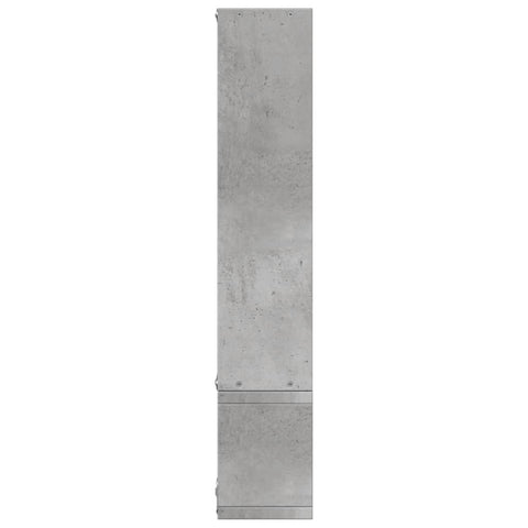 vidaXL Wall Shelf Concrete Grey 96x12x64 cm Engineered Wood