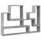 vidaXL Wall Shelf Concrete Grey 96x12x64 cm Engineered Wood