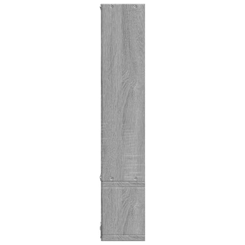 vidaXL Wall Shelf Grey Sonoma 96x12x64 cm Engineered Wood