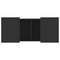 vidaXL Coffee Table Black 80x55x40 cm Engineered Wood