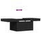 vidaXL Coffee Table Black 80x55x40 cm Engineered Wood