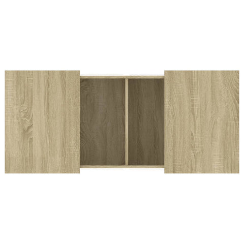 vidaXL Coffee Table Sonoma Oak 80x55x40 cm Engineered Wood